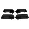 HUYILUN0104 1 Lot 4 Doors Matte Black Exterior Handle Outer