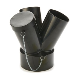 WOODRIVER Dust Connection 6" to 4" 3-Way Splitter