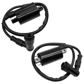 2PCS Ignition Coil AM120732 Fit for Kawasaki Mule 3010 4010 2510 2500 2520 3000 3020 4000 4010 KAF 620 650 FD620D FD611V FD661D FD440V FD501D FD501V VN 800 Vulcan Coil Replace 21121-2083 21121-2064