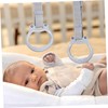 Kisangel 2 Pack Playpen Pull up Rings Soft Child-Friendly Learning