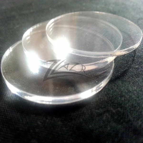 100-1"x1/16" Acrylic Circles Craft Disc Clear Plastic Multi-pack Figure Bases