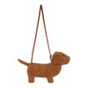 Apricot Lamb Dachshund Dachshund Dog Animal Shaped Plush Bag Plush