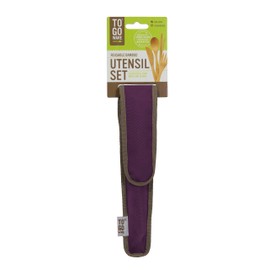 5 Piece Repeat Utensil Set Color: Mulberry