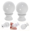 Operitacx 6Pcs Solid Zinc Alloy Lamp Finials Decorative Lamp Shade