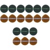 FOMIYES 18pcs Soft Facial Makeup Puff Dual-sided Cosmetic Cushion for