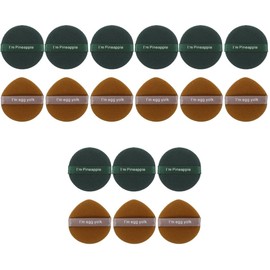 FOMIYES 18pcs Soft Facial Makeup Puff Dual-sided Cosmetic Cushion for Loose Powder and Skin-friendly Applicator for Foundation Blusher Highlighter for Daily Use