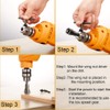 Eyech 6pcs Power Wing Nut Driver Set, Hurricane Wingnut Drivers