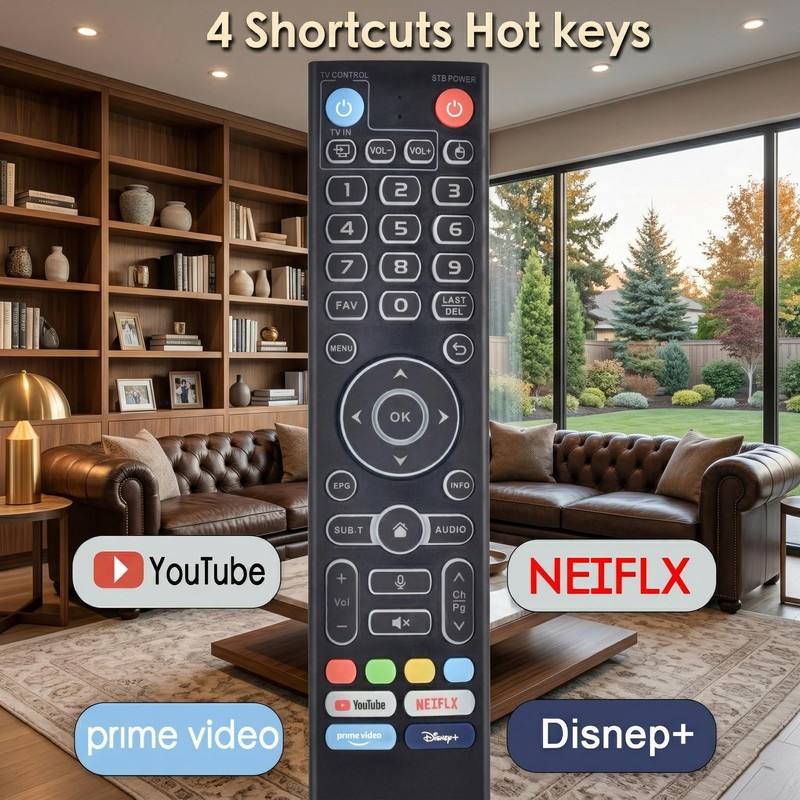 for vSeeBox V3 Pro Replacement Backlit Voice Remote Control,Compatible with