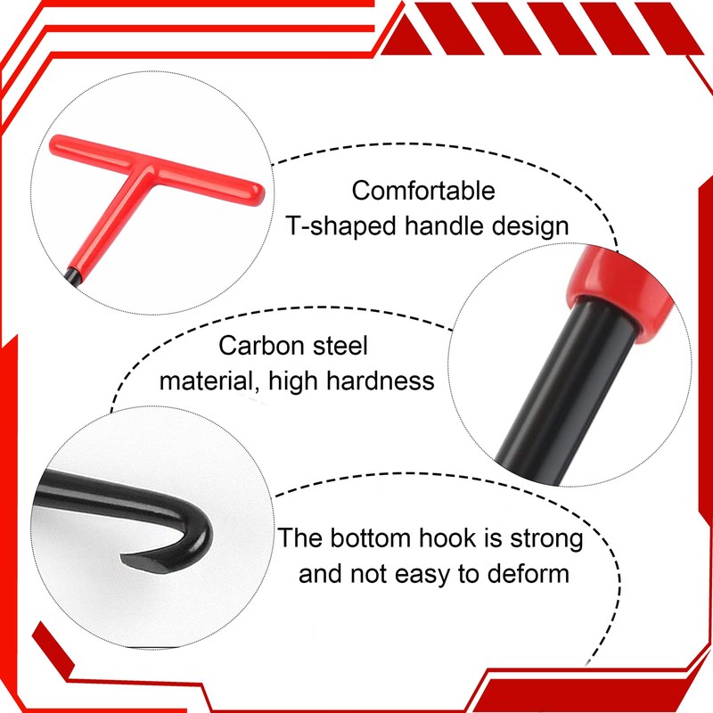 banjiabb Pack of 2 Motorcycle Tools, Exhaust Spring Hooks, Spring