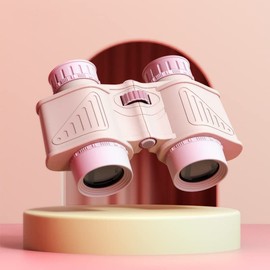 Binoculars for Kids, Compact Design, High Magnification, Perfect for Bird Watching, Concerts, Avoculations and Outdoor Activities, Including Mini Microscope and Neck Strap, Best Gift and Toy for Boys