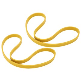 Bandsaw Tire Set, 2 PCS Yellow Band Saw Rubber Tires Noise Reduction Traction Bands For with Long lasting Durability for 10 Inch Woodworking Band Saw Wheel