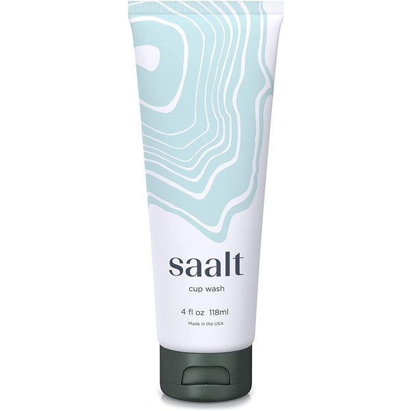 Saalt Menstrual Cup Wash - Made in USA - Premium Formula for Silicone Menstrual Cups (4 oz)