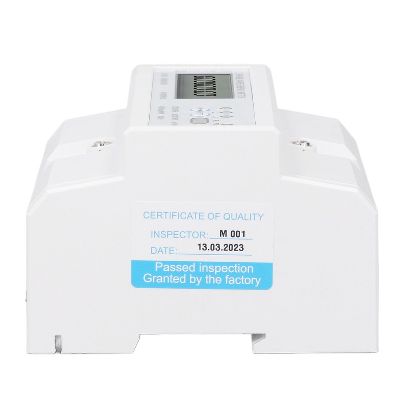 3 Phase 4 Wire Electronic Energy Meter 35mm DIN Rail