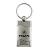 Acura RDX Rectangular Wave Key Ring - Silver