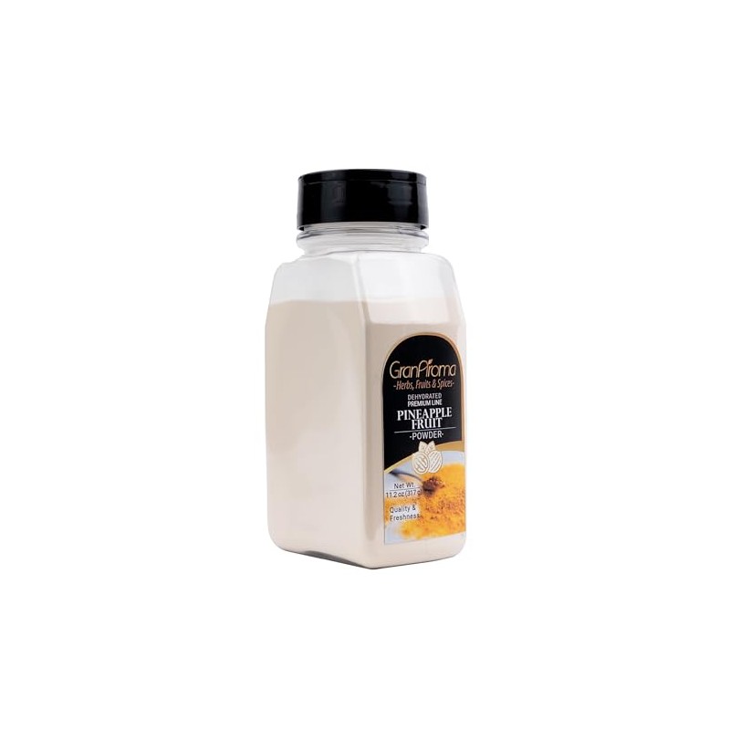GranAroma Pineapple Fruit Powder, Sweet & Tangy Tropical Flavor, Perfect
