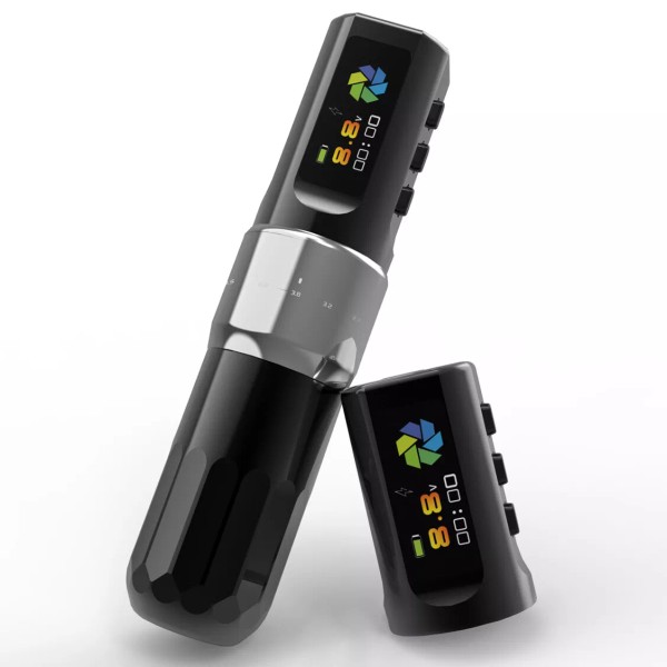 YILONG F3 Wireless Tattoo Pen Machine 2 Batteries 6 Stroke