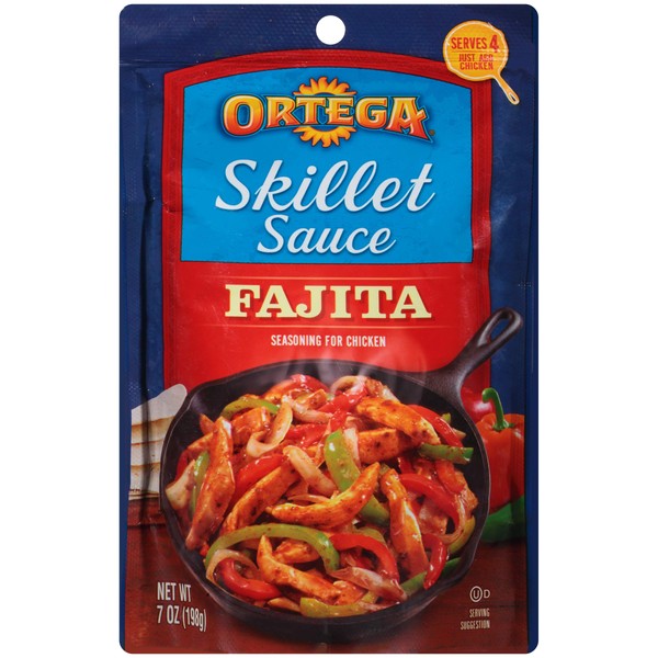 Ortega Skillet Sauce, Fajita Sauce, 7 Ounce (Pack of 6)