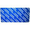 Blue Cleaned and Sanitized Tamper Evident Seals, 2 x 4