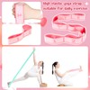 Zuimei 2Pcs Stretching Bands Gymnastics Stretch Band Yoga Straps with