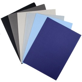 KCS 6 pc of 12" x 18" (30cmx45cm) Counted Cotton Aida Cloth Cross Stitch Fabric(16CT- Color #2)