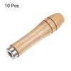 sourcing map 10pcs Wooden File Handle 3.54 Inch Round Hole