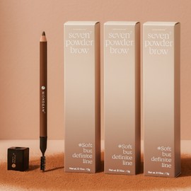 1+1+1 Mondrow Seven Powder Eyebrow Pencil - 02#Mon Gray / 1+1+1 몬드로우 세븐 파우더 아이브로 펜슬 - 02#Mon Gray