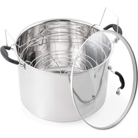 Prep•N•Cook by McSunley 21.5Qt Induction Stainless Steel Water Bath Canner