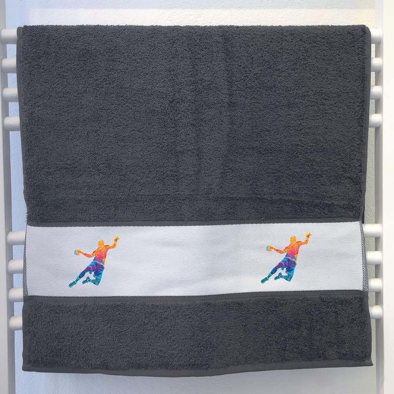Huuraa Hand Towel Colourful Silhouette Gift 50 x 100 cm