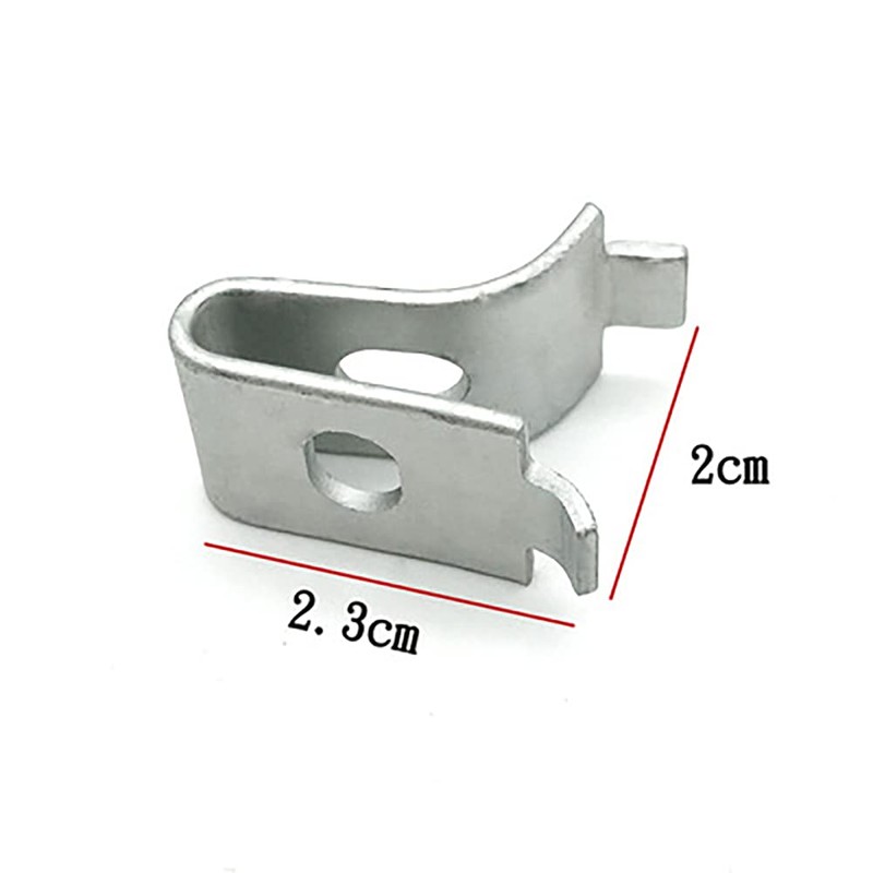 HugeDE 20 Pcs Adjustable Aluminum Shelf Bracket Clips Pilaster Shelf