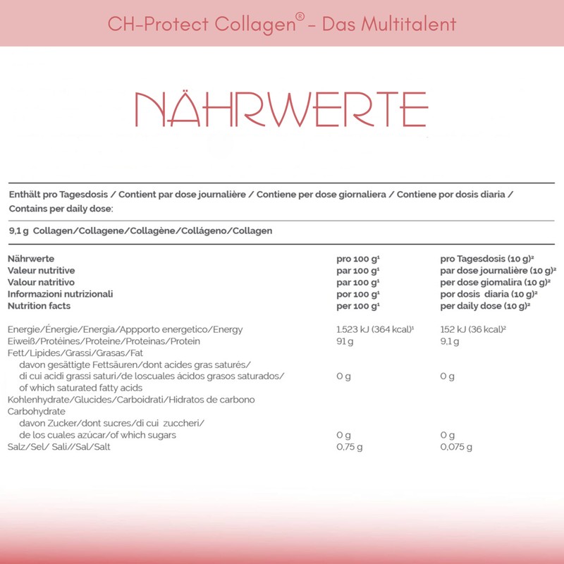 PRIME CH-Protect® Collagen Powder [500g] - Collagen Hydrolysate - Peptides