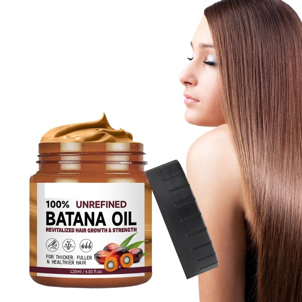 Batana Oil Hair Mask for Damaged Hair, Batana Oil Hair Mask, Batana Hair Conditioner, Organic Batana Oil for Hair Growth, Repairing Hair Mask Against Hair Breakage for Damaged Hair Conditioner