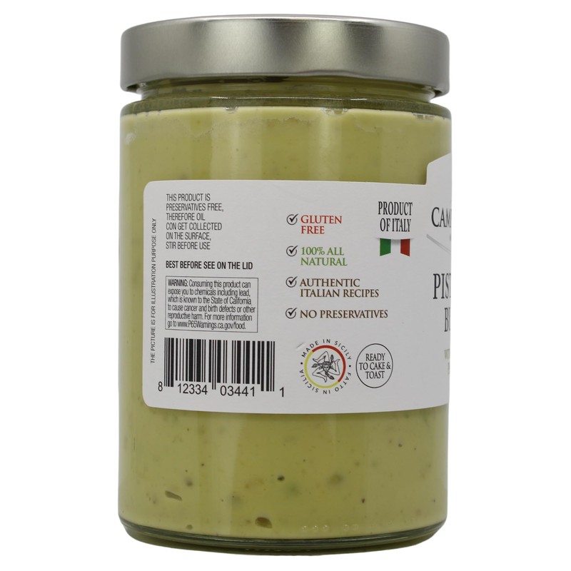 Pistachio Butter Sweet Cream, 21.2oz (600g), Rich & Nutty Pistachio