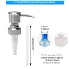 MroMax 304 Stainless Steel Soap and Lotion Dispensers Replacement Pump