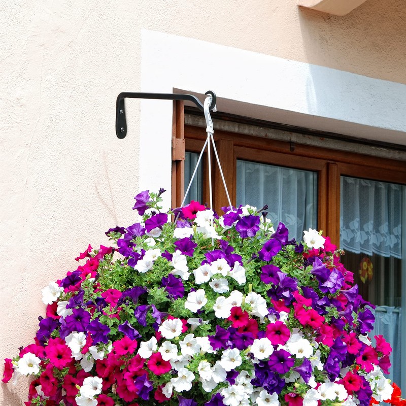 Worth Garden 6-Pack 7" Plant Hanger Bracket - Forged Wrought