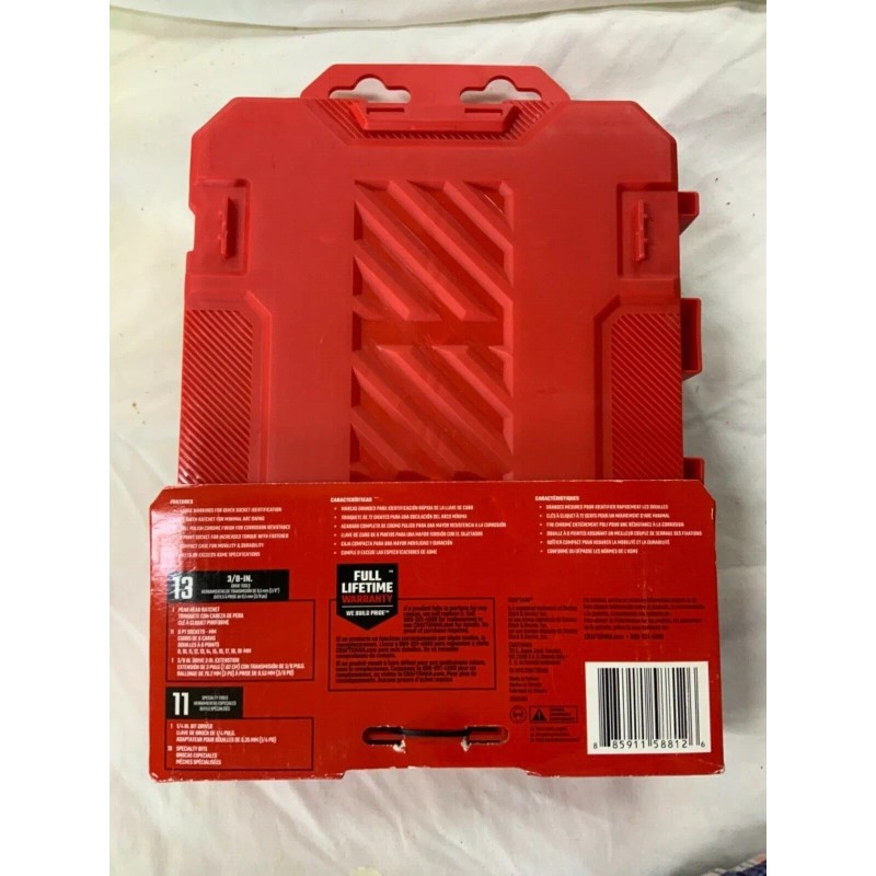 CRAFTSMAN SOCKET SET NANO METRIC 3/8 DRIVE 24 PC SET