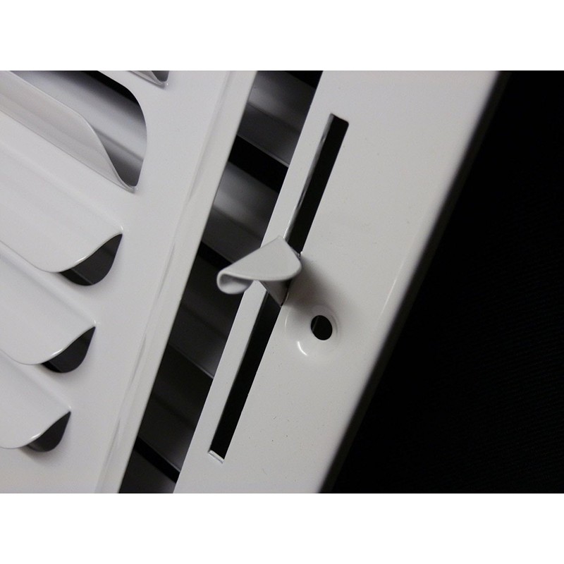 6"w x 6"h 4-Way Fixed Curved Blade AIR Supply Diffuser