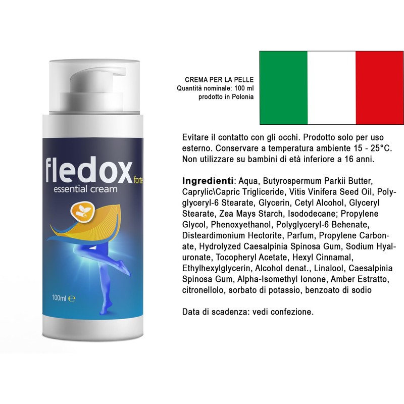 Fledox Creme - 500 ml (5 x 100 ml) 5er