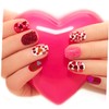 Beavorty Unique Nail Sequins Iridescent Butterfly Heart Shaped Decorative Nail