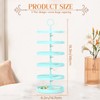 iDavosic.ly 5 Tier Rotating Earring Holder Organizer with Metal Tray,