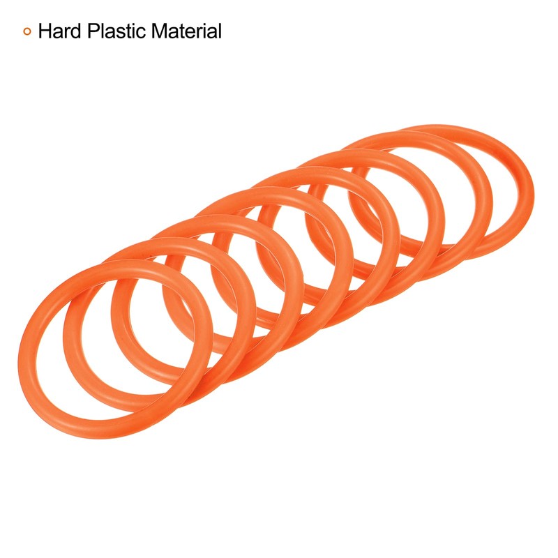 PATIKIL Carnival Ring-Toss Rings 6cm ID, 24 Pack Plastic Hoop