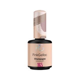 Pink Gellac 165 Champagne UV Nail Polish Professional Gel Nail Polish for 14 Days of Polished Nails