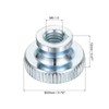 sourcing map Knurled Thumb Nuts, 30Pcs M6 x 20 x