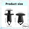 50Pcs Longer Trim Panel Fixing Lining Carpet Clips Car Body