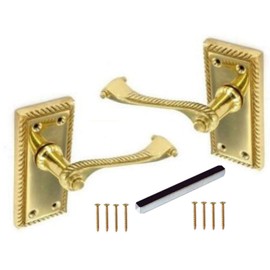 Georgian Lever Handle (4") - Sold in Pairs.