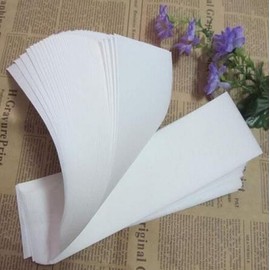 100 PCS Wax Strips Hair Removal Waxing Strips Facial Body Epilating Strips Non Woven Wax Strip for Face Legs Underarms Body and Bikini for Home or Beauty Salon