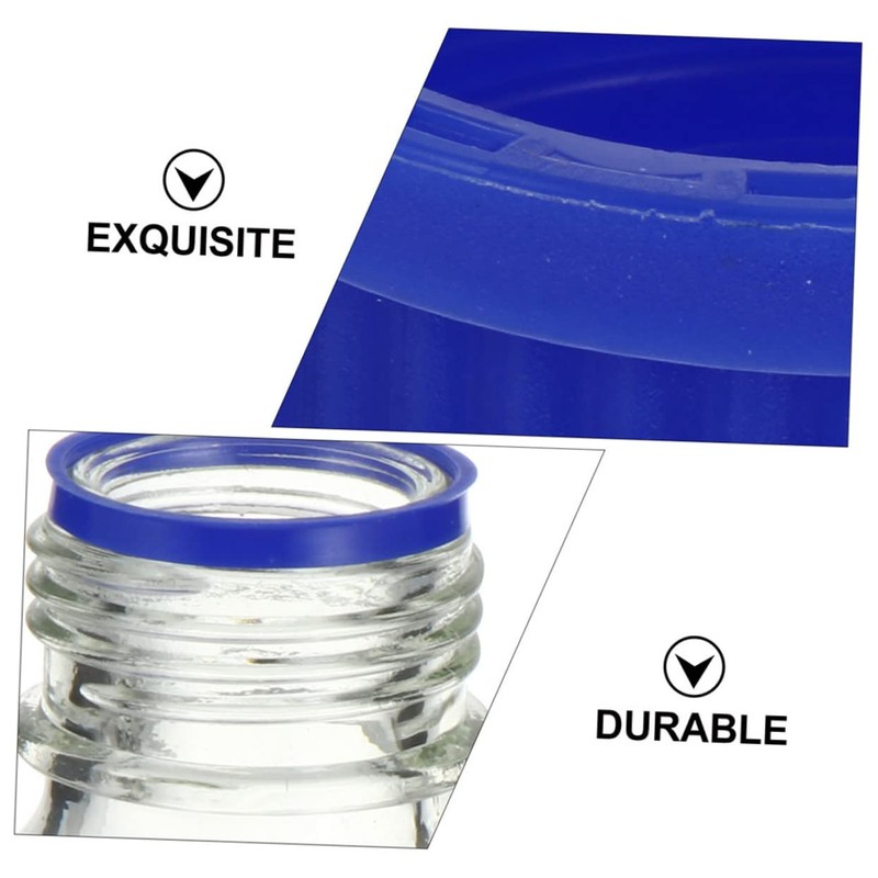 ABOOFAN 2pcs Reagent Bottles with Calibration Sample Sealing Containers Chemistry