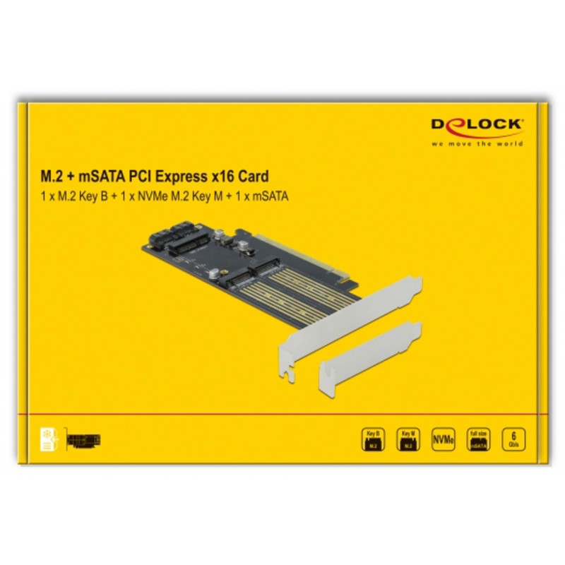 Delock PCI Express x16 Card to 1 x M.2 Key