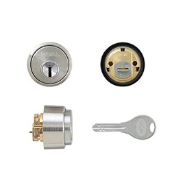 GOAL GCY211 V18 Cylinder LX Type GCY-211 AS/LX with 3 Keys Included Entrance Key Replacement for Door Thickness 1.3 - 1.7 inches (33 - 42 mm)