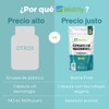 Wellthy Citrato de Magnesio Premium 120 Cápsulas 400mg. 100% Natural,