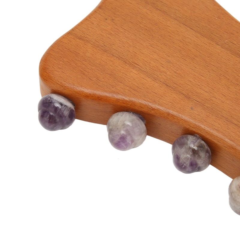 Scraping Massage Stick Wooden Household Relieve Fatigue Relaxation Massage Stick